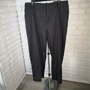 Betty Rubin Ladies Black w/ Tiny Silver Fleck Straight Leg Dress Pants